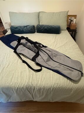 Dakine Grey and Navy Snowboard/Ski Bag 155cm